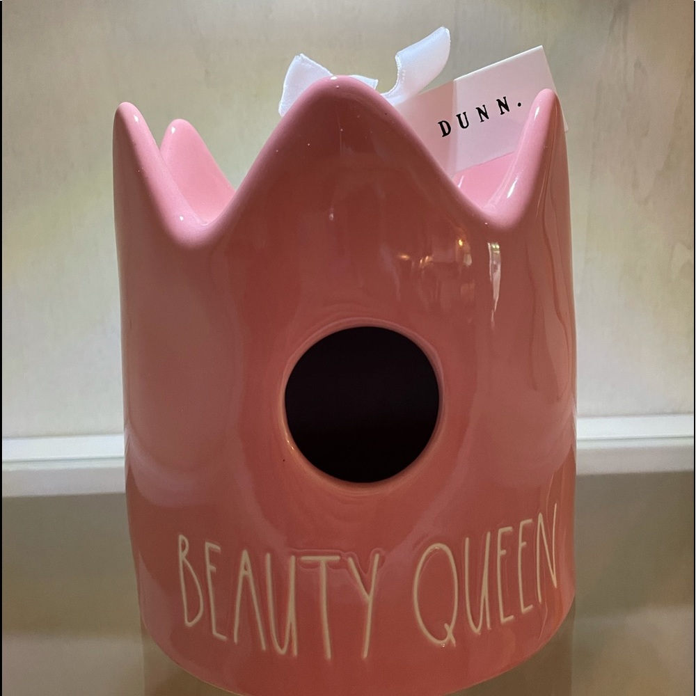 Rae Dunn BEAUTY QUEEN birdhouse